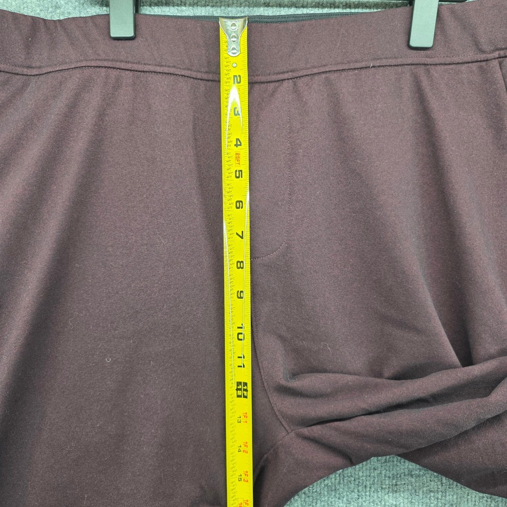Public Rec All Day Every Day Joggers Burgundy Maroon Heather Mens 42/32 Stretch - Picture 10 of 12
